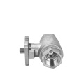 1 1/2"  bspt stainless threaded electric valve actuator 2pc ball valve